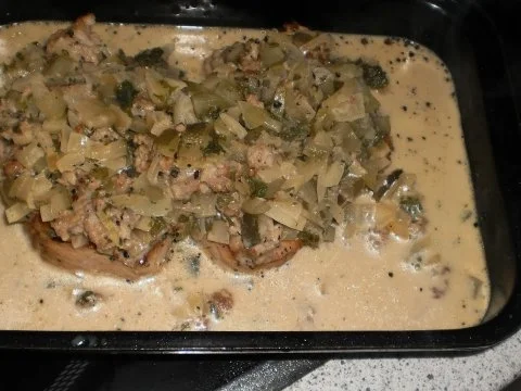 Geschmorte Rahm-Koteletts zu Bratkartoffeln - Rezept - Bild Nr. 13