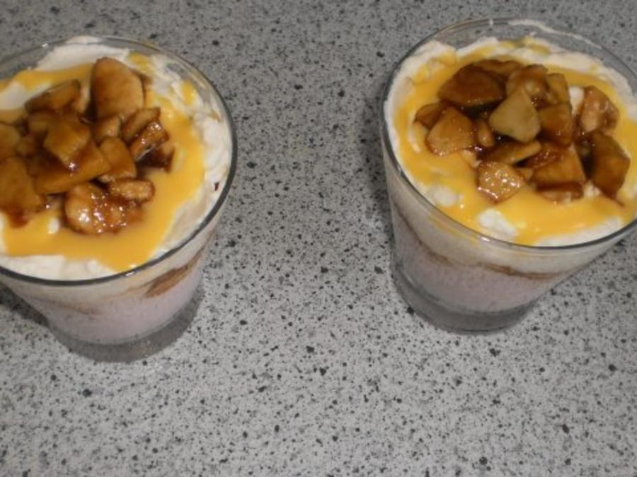 Joghurtdessert mit Erdbeerjoghurt und Banane frisch - Rezept mit Bild ...