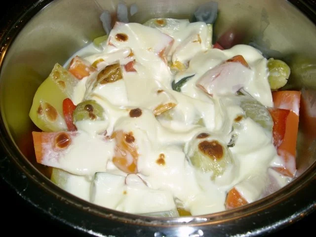 Rezept: Gemüsetopf mit Schmelzhaube Bild Nr. 4 Gemüsetopf mit Schmelzhaube - Rezept - Bild Nr. 4