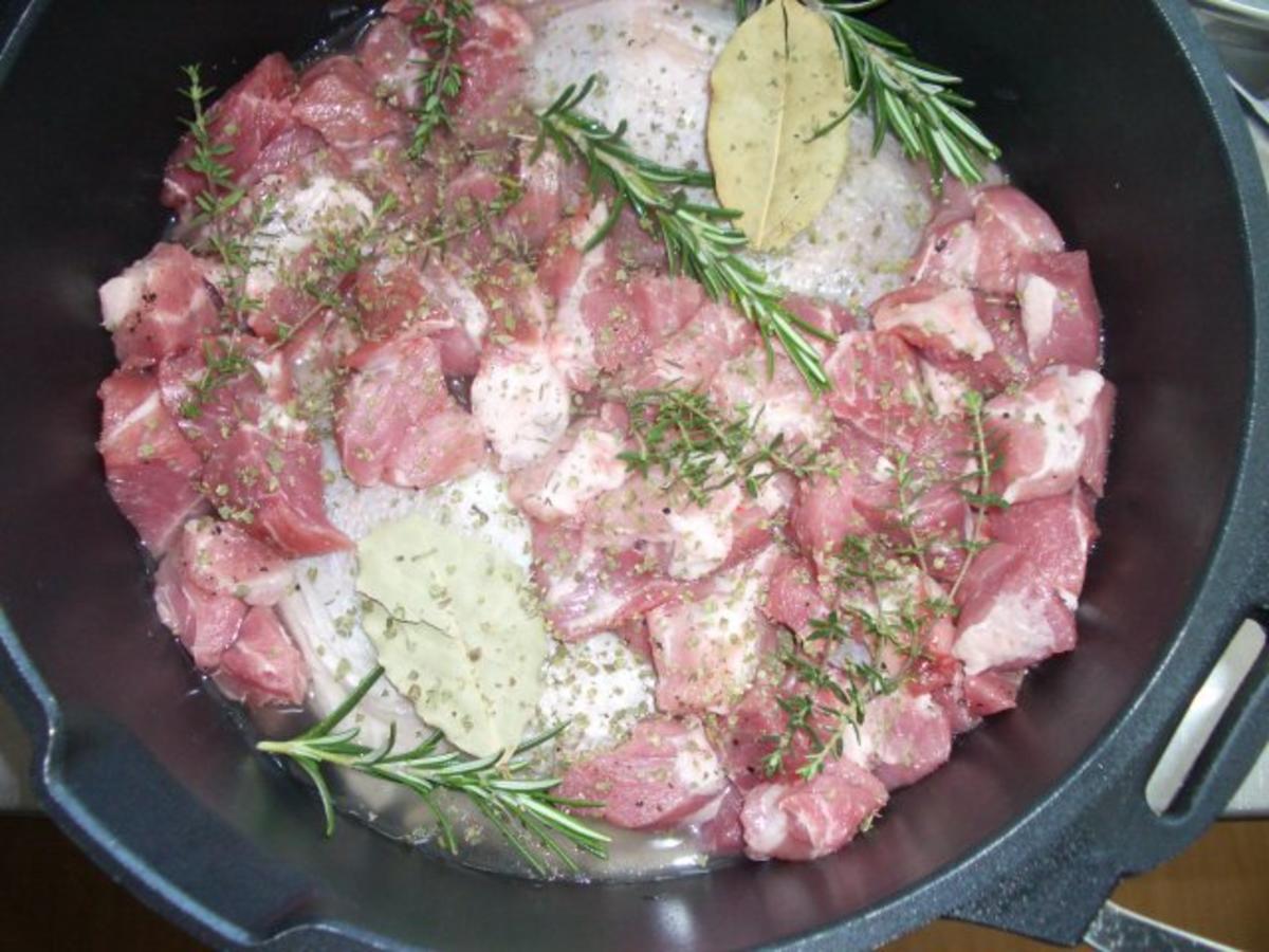 Rillettes  von Schweinefleisch und Gänsefleisch - Rezept - Bild Nr. 3