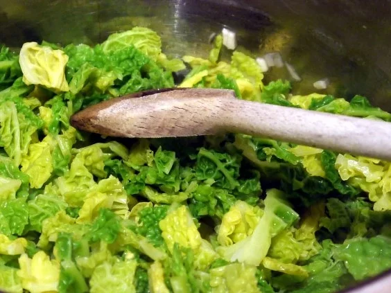 Rezept: Gebratener Skrei an Wirsing-Risotto Bild Nr. 6 Gebratener Skrei an Wirsing-Risotto - Rezept - Bild Nr. 6