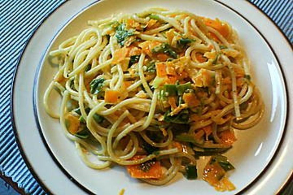 Möhren-Spaghetti - Rezept mit Bild - kochbar.de