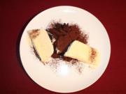 Crostata di pere al cioccolata und Vanilleparfait - Rezept