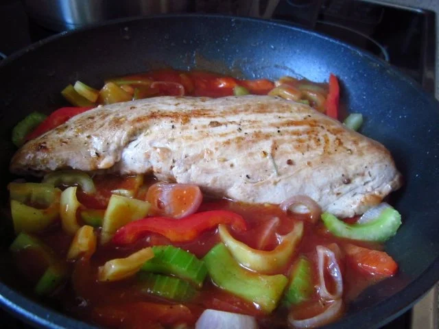 Schweinefilet mit Pfirsichen - Rezept - Bild Nr. 5