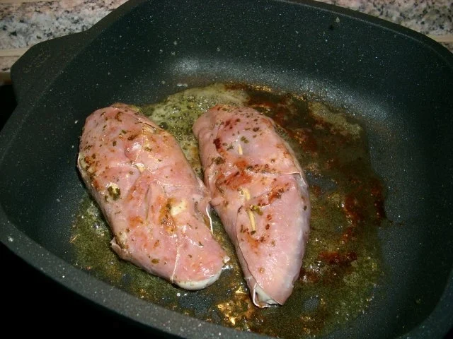 Rezept: Verhüllte Hähnchenbrust auf Fenchel-Tomaten-Gemüse>> Bild Nr. 5 Verhüllte Hähnchenbrust auf Fenchel-Tomaten-Gemüse>> - Rezept - Bild Nr. 5