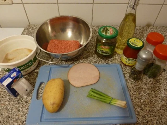 Hackfleisch - Roulade an Rahmsauce - Rezept - Bild Nr. 2