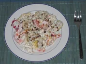 vegetarisch:Tortelloni-Paprika-Salat - Rezept