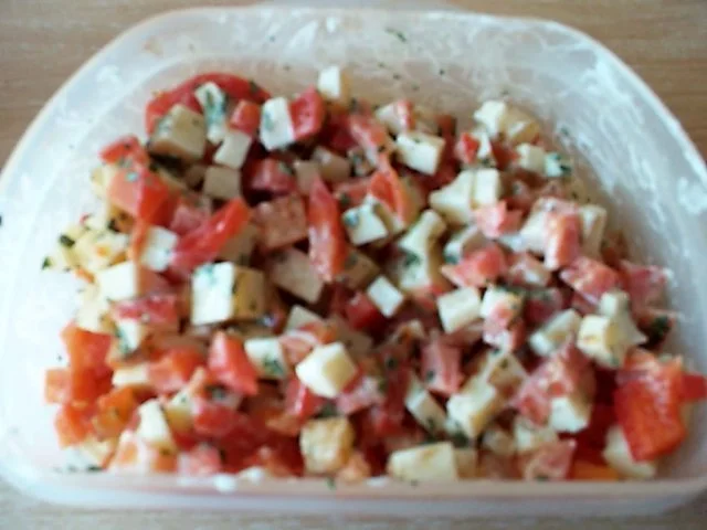 Paprika-Käsesalat - Rezept - Bild Nr. 6