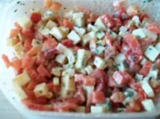 Paprika-Käsesalat - Rezept