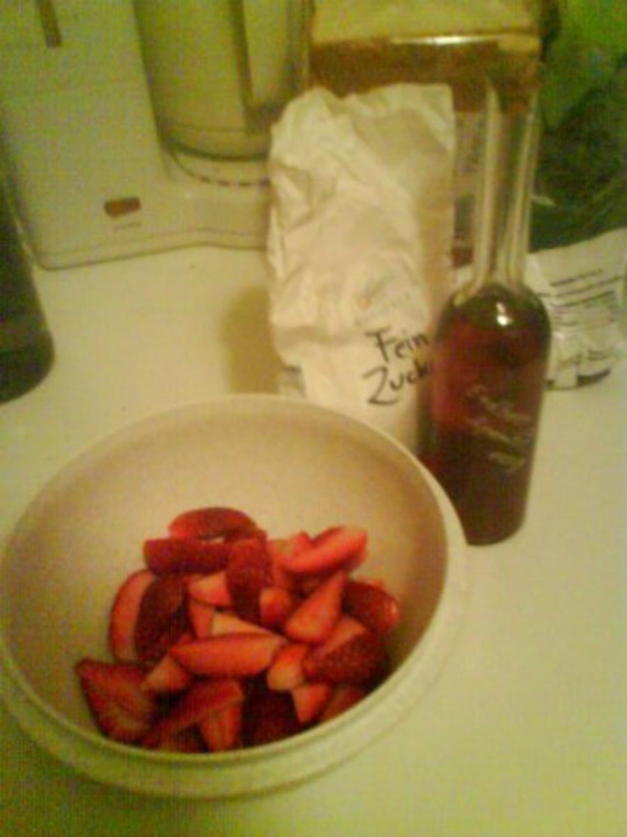 Erdbeer-Mozarella-Rucolasalat mit gerösteten Cashewkernen - Rezept - Bild Nr. 4
