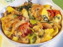 Griechischesr Kartoffelauflauf mit Hühnchen "PASTITSIO" - Rezept