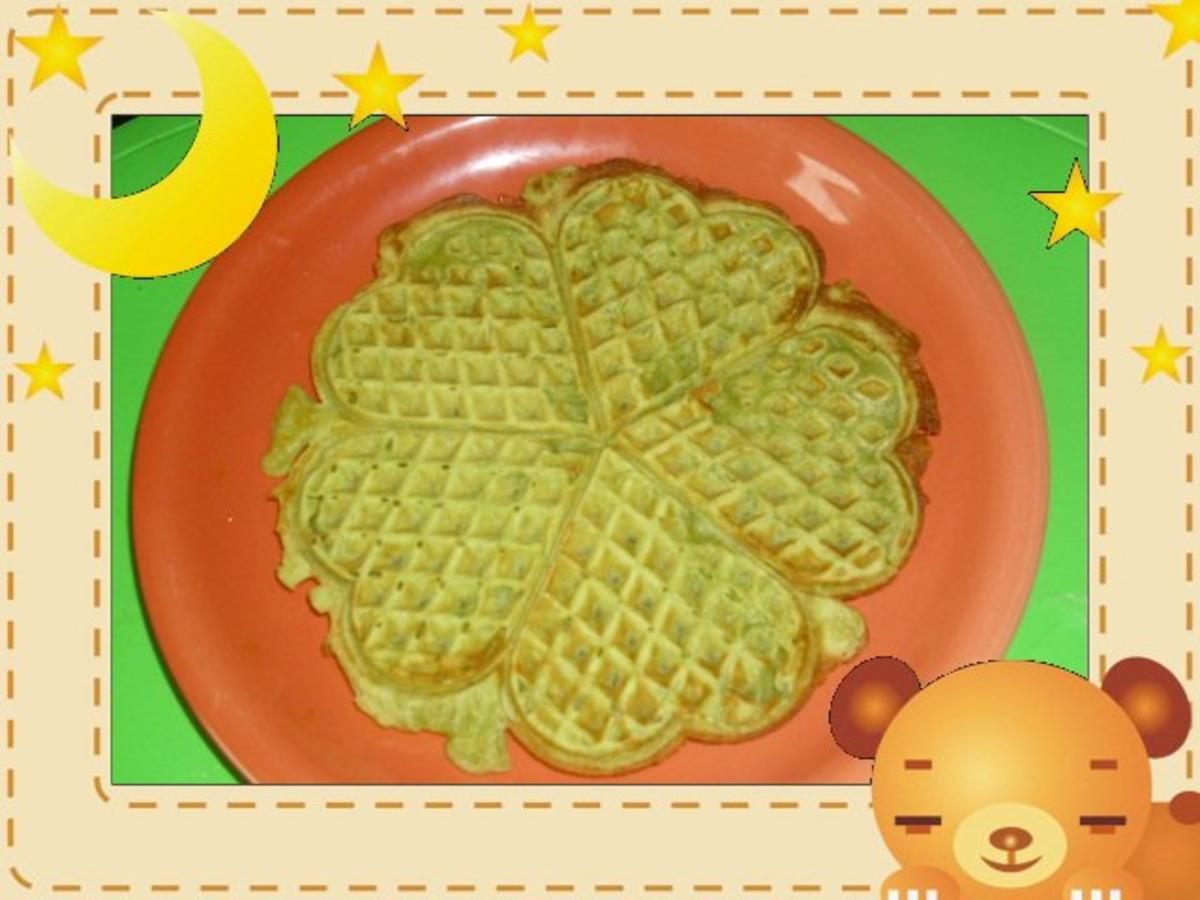 Bilder für Waffeln mit Matcha-Teepulver - Rezept