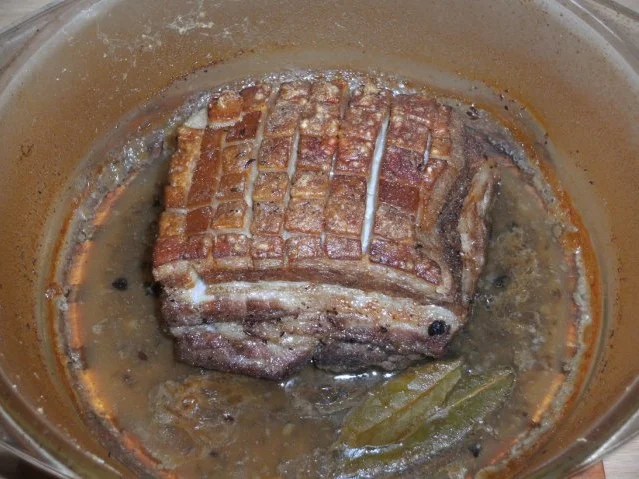 Fleisch: Schweinebauch, geschmort - Rezept - Bild Nr. 5