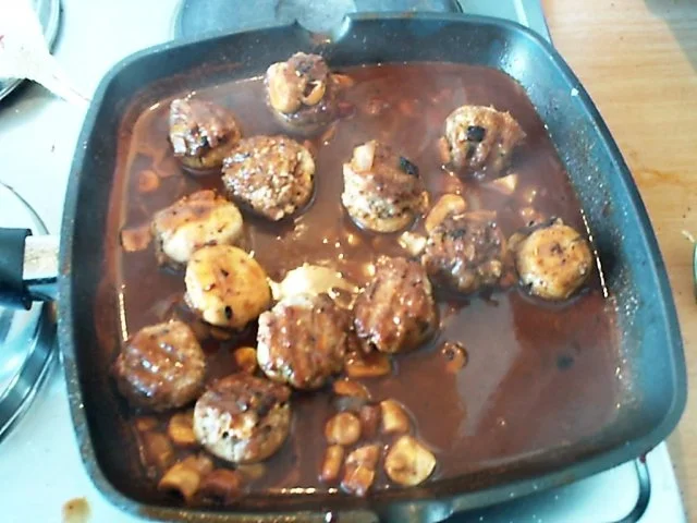 Rezept: gefüllte Champignons Bild Nr. 9 gefüllte Champignons - Rezept - Bild Nr. 9