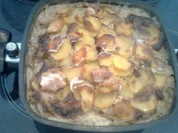 Schnitzelauflauf mit Kartoffelhaube - Rezept