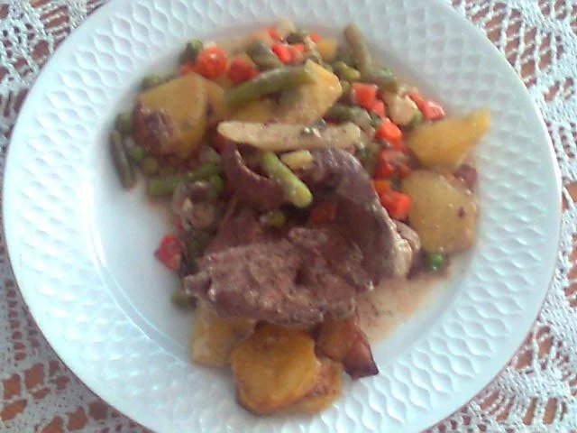 Rezept: Schnitzelauflauf mit Kartoffelhaube Bild Nr. 2 Schnitzelauflauf mit Kartoffelhaube - Rezept - Bild Nr. 2