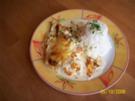 Hähnchenbrustfilet mit Zwiebelhaube - Rezept