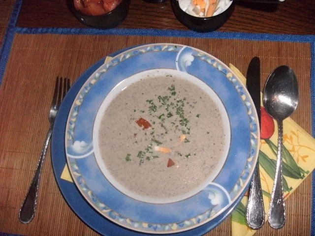 Champignongsuppe belgiscime - Rezept