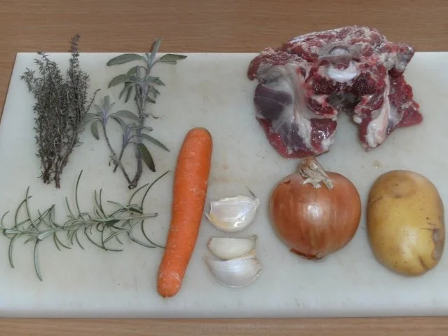 Fleisch: Lammhals, gekocht - Rezept - Bild Nr. 3