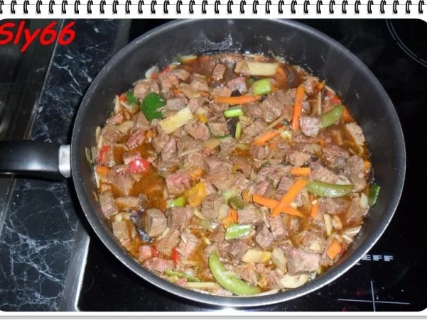 Pfannengerichte:Wokgemüse mit Wadschinken - Rezept - Bild Nr. 13