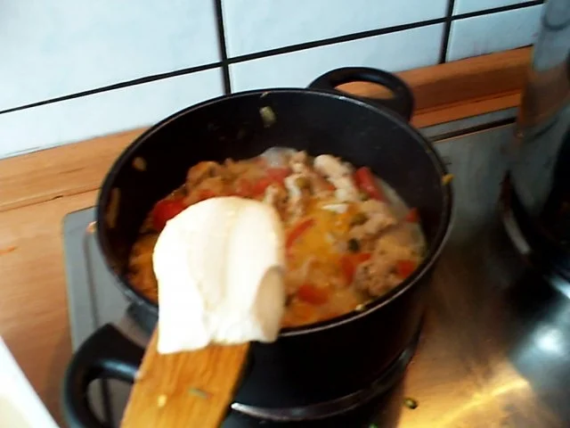 Gemüse - Käsetopf mit Hähnchenfiletstreifen - Rezept - Bild Nr. 7