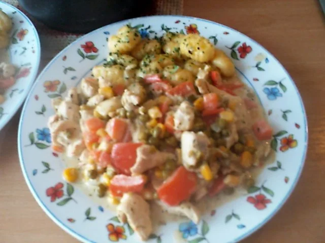 Gemüse - Käsetopf mit Hähnchenfiletstreifen - Rezept - Bild Nr. 12