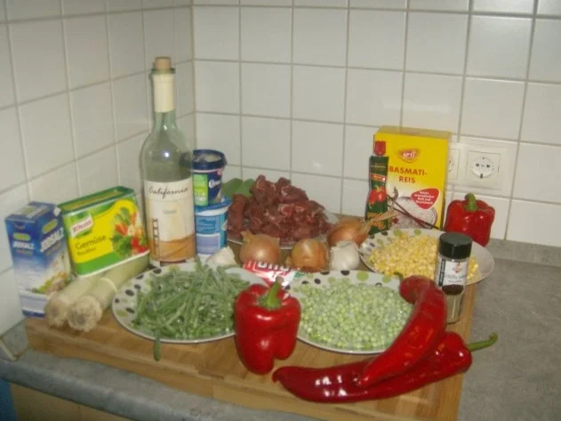 Buntes Gemüsetöpfchen mit Rindfleischstreifen - Rezept - Bild Nr. 3