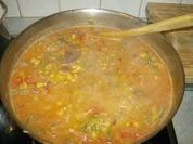 Buntes Gemüsetöpfchen mit Rindfleischstreifen - Rezept