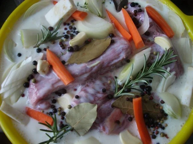 Lammbraten eingelegt in Weißwein und Buttermilch - Rezept - Bild Nr. 7