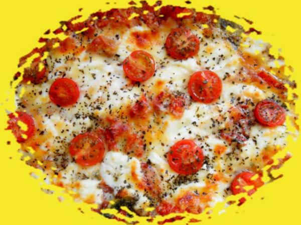 Vegetarische Lasagne mit Spinat und Tomaten - einfach - von Miez