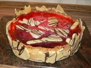 Blutiger Halloween Käsekuchen - Rezept