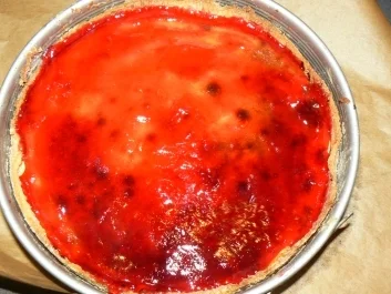 Blutiger Halloween Käsekuchen - Rezept