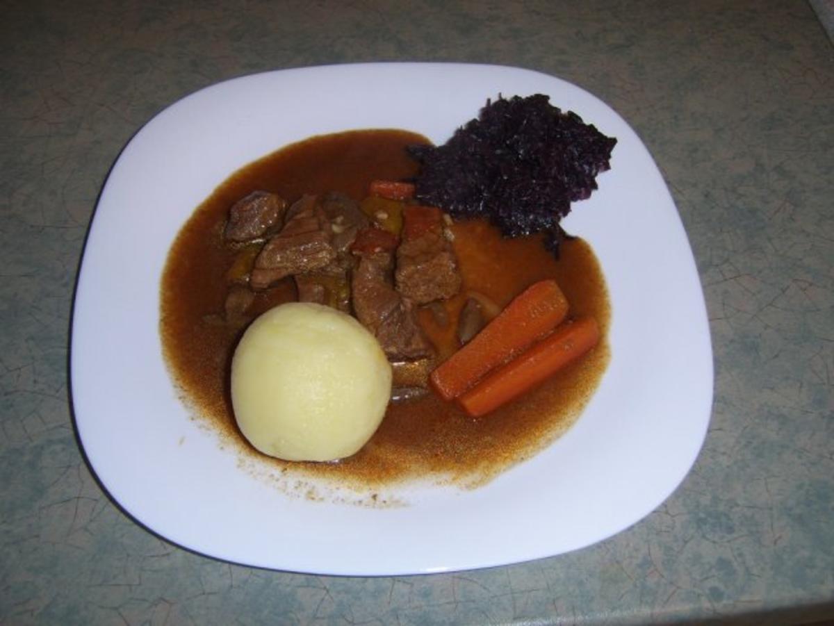 Cognac Rindergulasch - Rezept Eingereicht von Fw-Commander