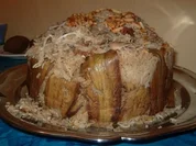 Gestürzter Auberginen-Reis-Topf - Rezept