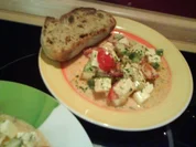 Fetasalat mit Gurke und Tomate - Rezept