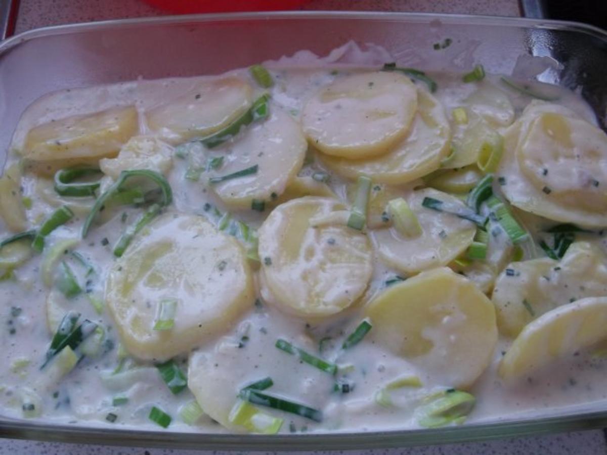 Kartoffel-Lauch-Gratin - Rezept mit Bild - kochbar.de