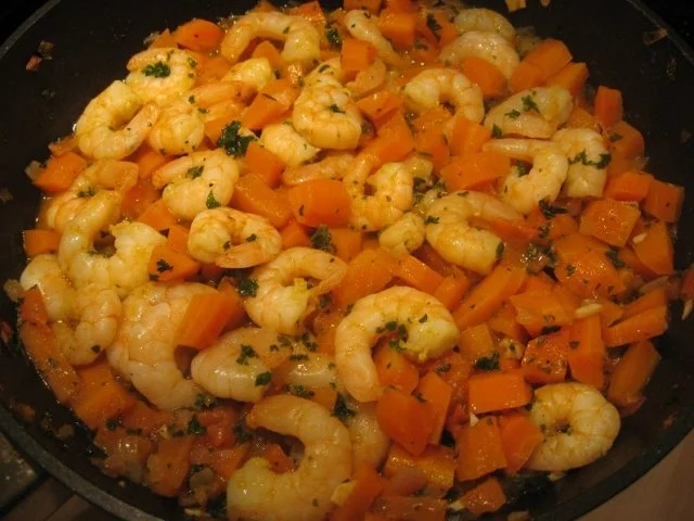 Möhren-Garnelen-Auflauf - Rezept - Bild Nr. 3