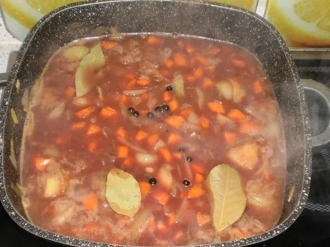 Geschmorte Ochsenbein - Roter Bete - Knödel - Rezept - Bild Nr. 9