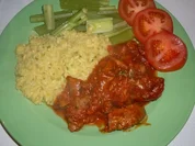 Lammfilets in einer Bologneser Sauce mit Knoblauch.... - Rezept