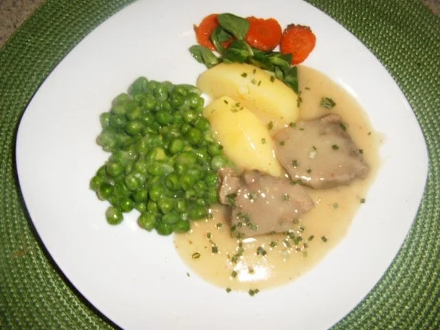 Rezept: Zunge mit Weißweinsoße Zunge mit Weißweinsoße - Rezept