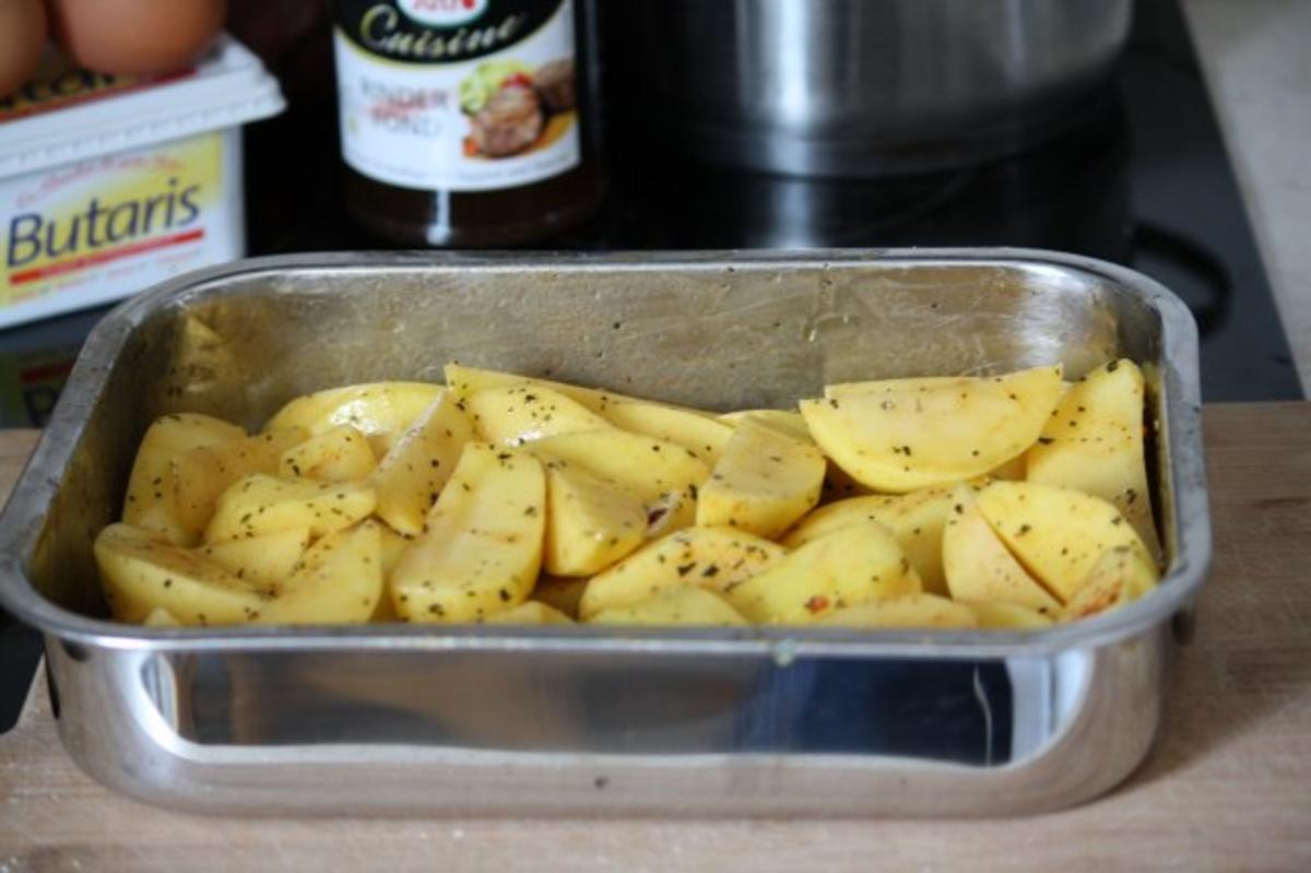 Beilage: Ofenkartoffeln "Hot Potatoes" - Rezept