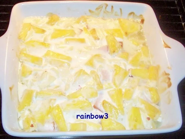 Auflauf: Kasseler mit Ananas - Rezept - Bild Nr. 6
