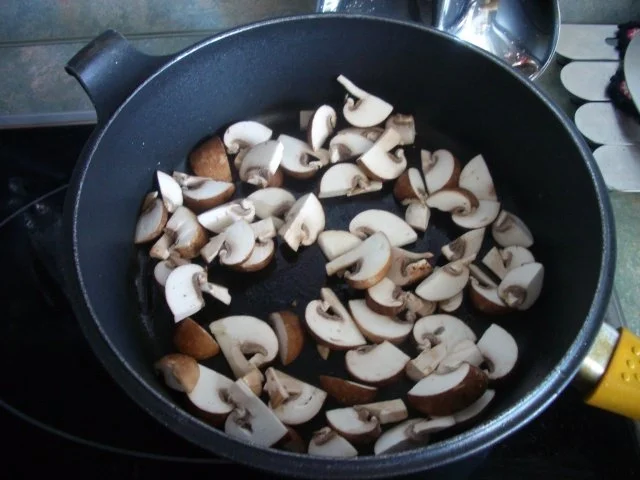 Scweinefilet mit Steinchampignons und Kartoffelstampf - Rezept - Bild Nr. 6