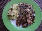 Scweinefilet mit Steinchampignons und Kartoffelstampf - Rezept