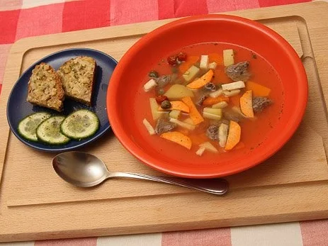 Rezept: Rindersüppchen mit Meerrettich Bild Nr. 7 Rindersüppchen mit Meerrettich - Rezept - Bild Nr. 7