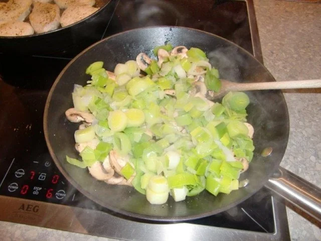Champignons mit Lauchgemüse - Rezept - Bild Nr. 7