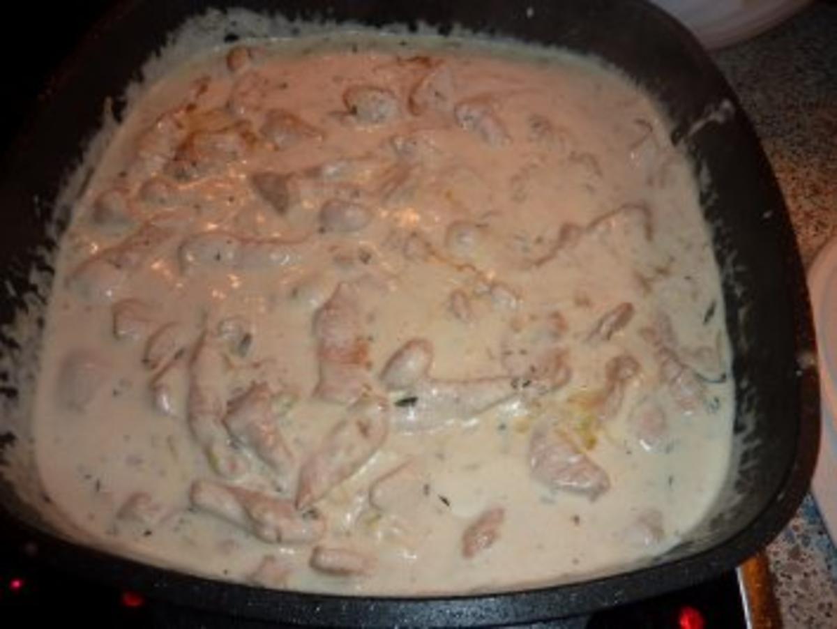 Fl/Pute: Geschnetzeltes in Estragonsahne - Rezept - Bild Nr. 7