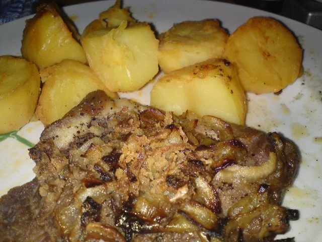 Schweinenackensteak ala Karin - Rezept