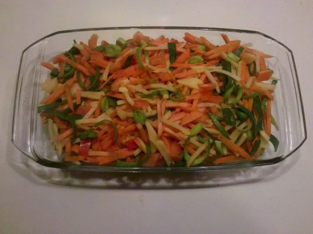 Fleisch: Schweinefleisch unter Gemüsehaube - Rezept - Bild Nr. 5