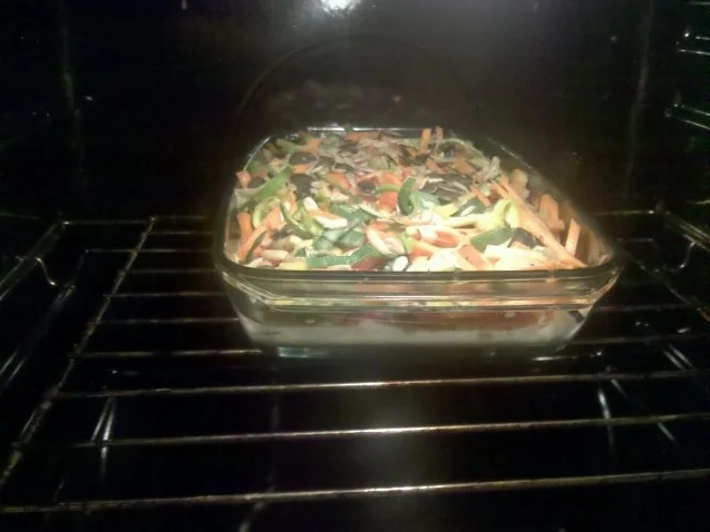 Fleisch: Schweinefleisch unter Gemüsehaube - Rezept - Bild Nr. 8